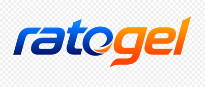 Logo ratogel platform hiburan Indonesia